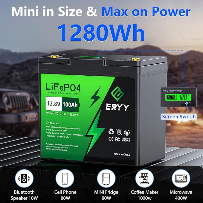 12V 100Ah LiFePO4 Battery - Image 5