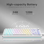 RedThunder K65 Wireless Mechanical Keyboard, CNC Knob, Tri-Mode - Image 7