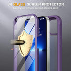 Miracase Glass Case for iPhone 13 Pro Max 6.7 inch, Upgrade Full-Body Clear - Image 2