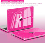 CISSOOK Compatible with MacBook Air 13.6 inch Case Glitter 2025 2024 2023 2022 - Image 5