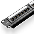 NewYork Cables 24 Port Cat6 Patch Panel – 10Gb Ethernet, 1U Rackmount 19-Inch by NewYorkCables