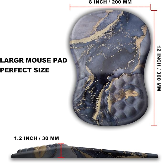 Mouse Pad Wrist Support, Ergonomic Mouse Pad - Image 4