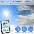 Geevon Large Display Digital Thermometer Hygrometer, Accurate Indoor Outdoor - Image 5