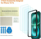 4 Pack Anti Blue Light Screen Protector - Image 4
