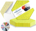 Mollywell Hexagon Acoustic Panels, High Density, Soundproofing, Decorative by Mollywell