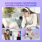 FEELWORLD PM1 XLR USB Dynamic Microphone - Image 8