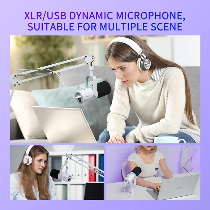 FEELWORLD PM1 XLR USB Dynamic Microphone Gifts - Image 8