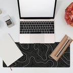 Desk Mat, Topographic Contour Large Gaming Mouse Pad - Image 7