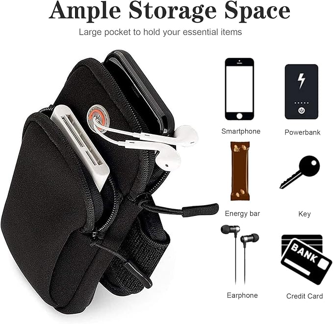 Phone Holder for Running Armband iPhone 16 16e 15 14 13 12 11 Pro Max Xs Xr X - Image 3