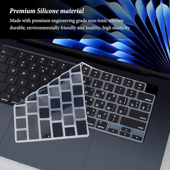 Russian Language Keyboard Cover Skin Compatible - Image 5