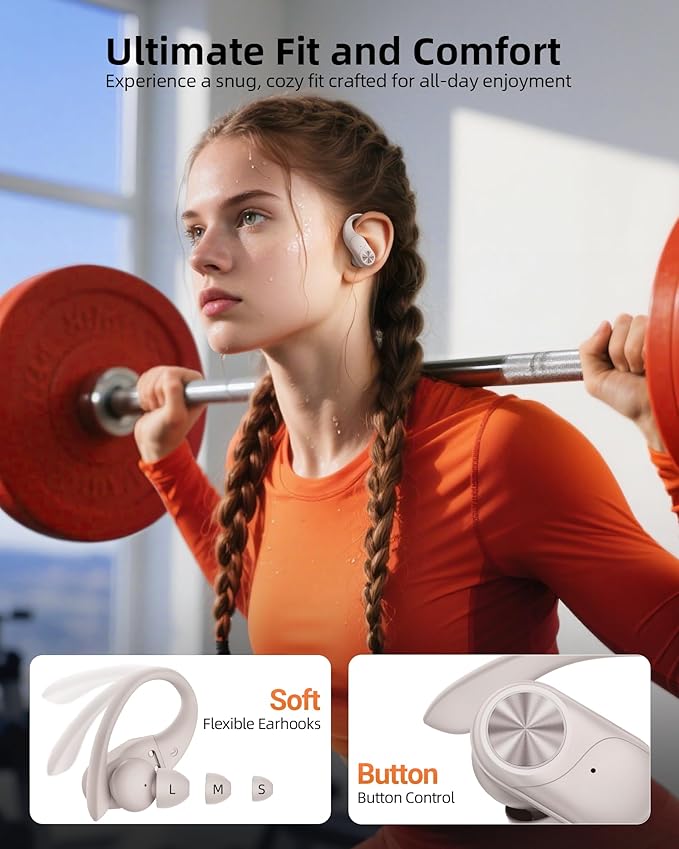 PocBuds Bluetooth Headphones Wireless Earbuds 80hrs Playtime Wireless Charging - Image 6