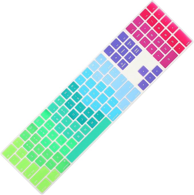 Allinside Rainbow Cover for Apple iMac Magic Wireless Keyboard by Allinside