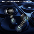Wireless Bluetooth 5.4 Earbuds, Ear Buds LED Power Display Headphones 6D Stereo - Image 6