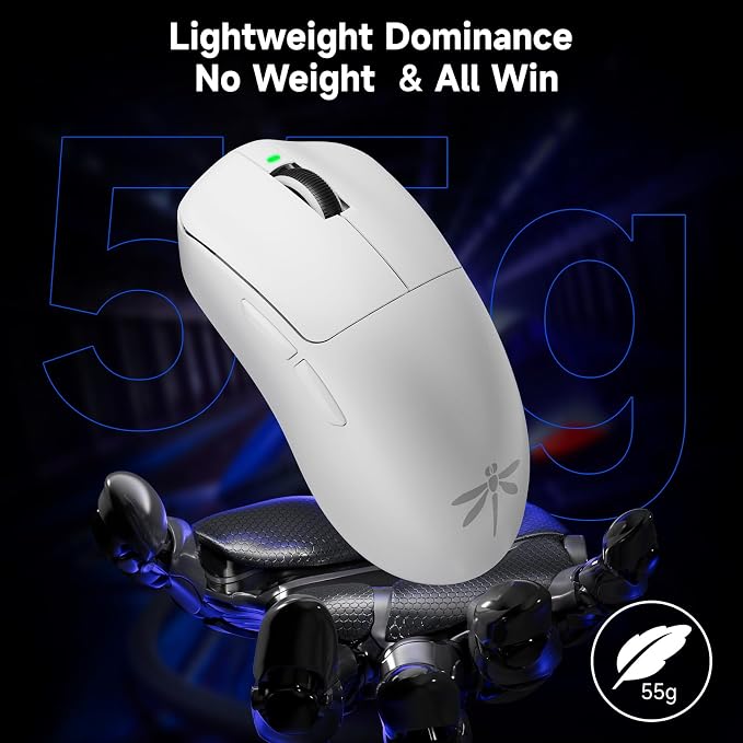 VGN F1 Pro Max Wireless Gaming Mouse - 55g Ultralight - 26000 Adjustable DPI - - Image 2