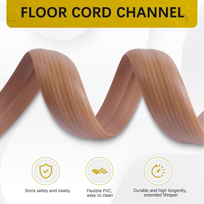 Floor Cord Cover 3.3FT Cord Covers - Image 3
