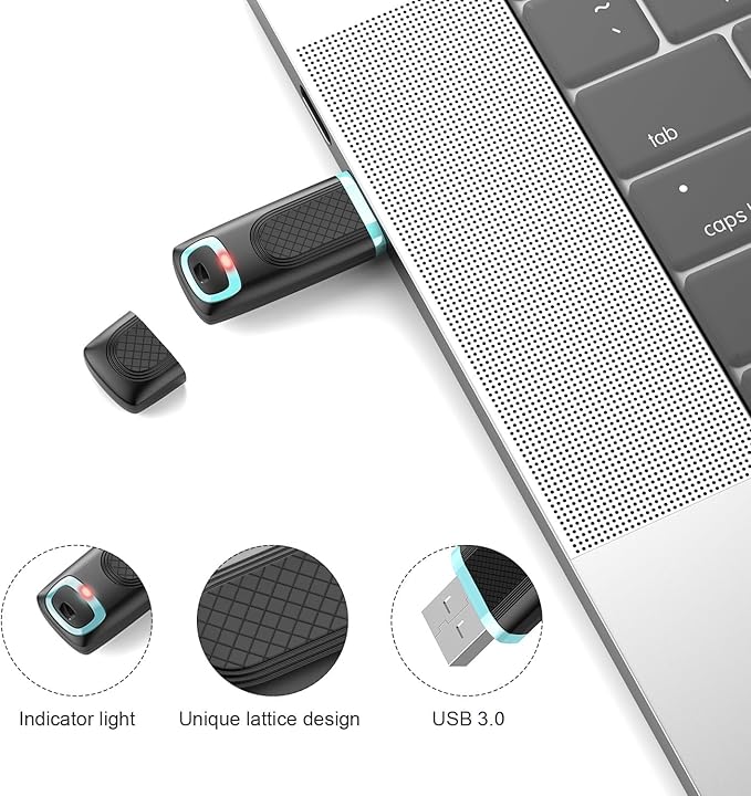 TOPESEL 128GB Flash Drive 3 Pack, USB 3.0 Thumb Drives High Speed Memory Stick - Image 3