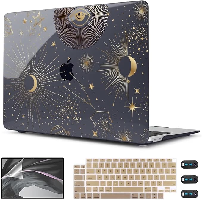 CISSOOK Compatible with 2021 2020 MacBook Air 13 inch Case M1 A2337 A2179 A1932 by CISSOOK