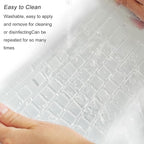 Silicone Keyboard Cover for Logitech K200 K260 K270, Ergonomic Wireless - Image 8