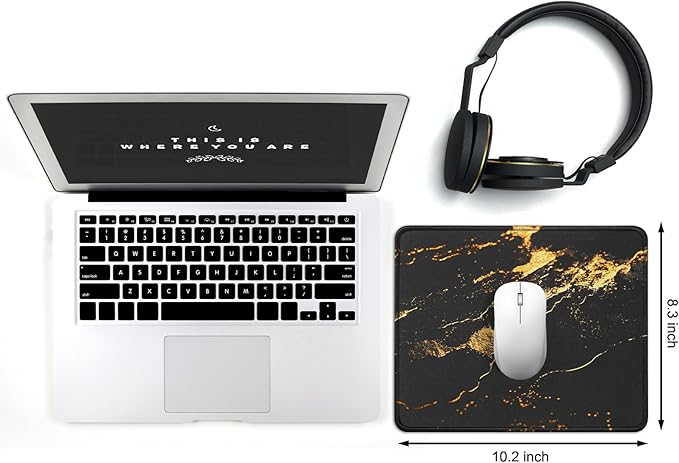 JIKIOU 3 Pack Mouse Pad with Stitched Edge, Comfortable Mouse Pads with - Image 2