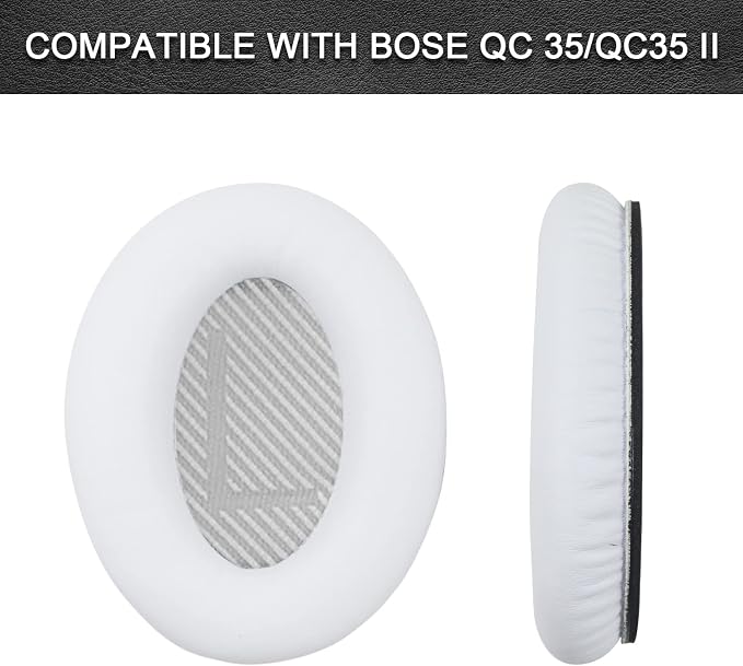 Replacement Ear Pads for Bose QuietComfort 35 35 II 15 25, Headphone Ear Covers - Image 2