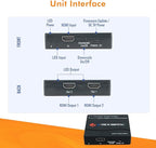 J-Tech Digital HDMI Splitter 1 in 2 Out 4K 60Hz Multi-Resolution Output HDMI - Image 7
