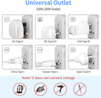 Universal Travel Adapter, International Plug Adapter, WAUDM All in One - Image 5