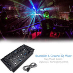 Pyle 6 Channel Mixer, Stereo Mixer, Professional Sound System, LED Illumination - Image 7