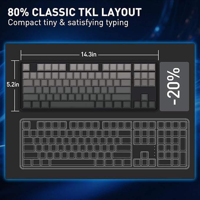 Redragon K707 HE Rapid Trigger Gaming Keyboard, 87 Keys TKL Wired Mechanical - Image 6