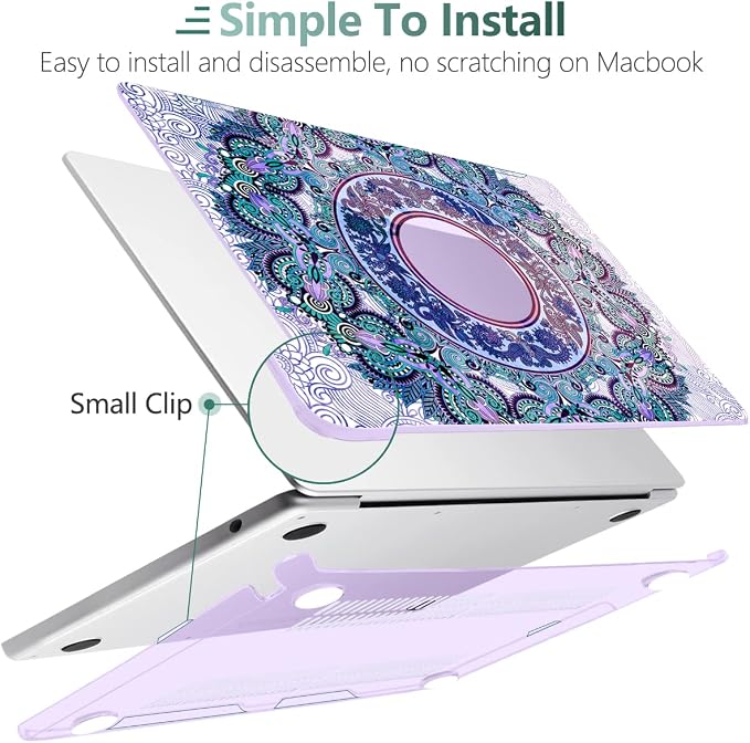 TWOLSKOO for M4 MacBook Air 13.6 inch Case 2025-2022 Release M4 A3240 M3 A3113 - Image 3