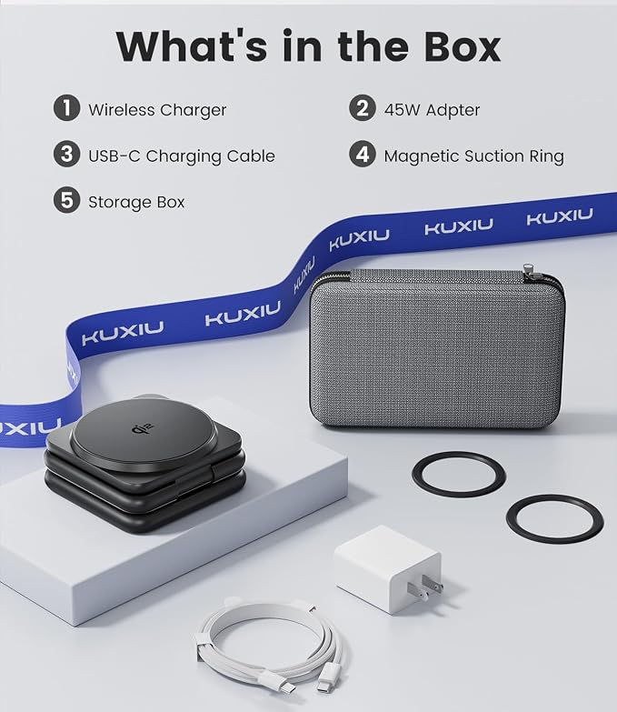 Qi2 Certified 3 in 1 Charging Station - Image 9