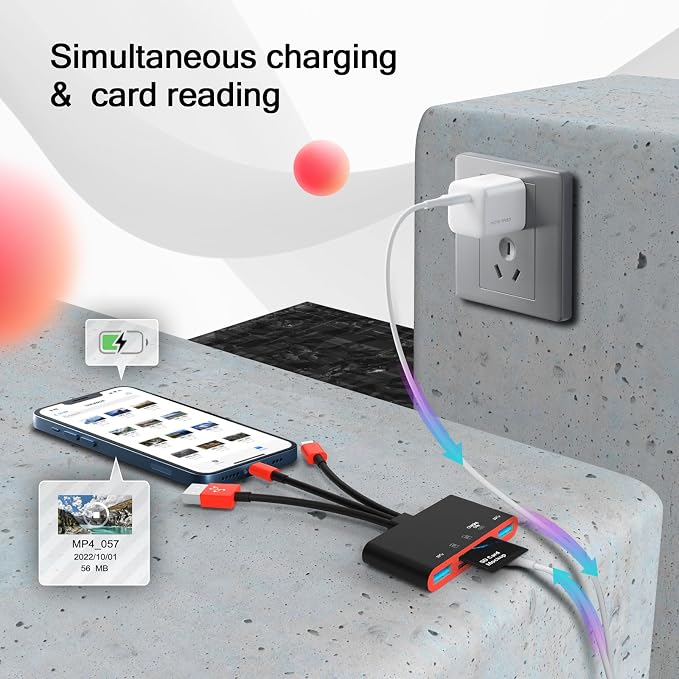 5-in-1 Memory Card Reader, USB OTG Adapter & SD Card Reader - Image 6