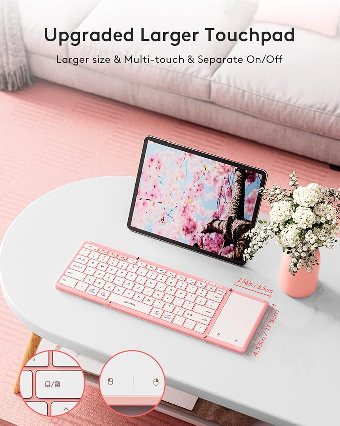 Samsers Foldable Bluetooth Keyboard - Image 3