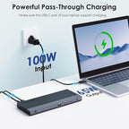 WAVLINK USB C Docking Station Dual Monitor Triple Display USB Type C to Dual - Image 6