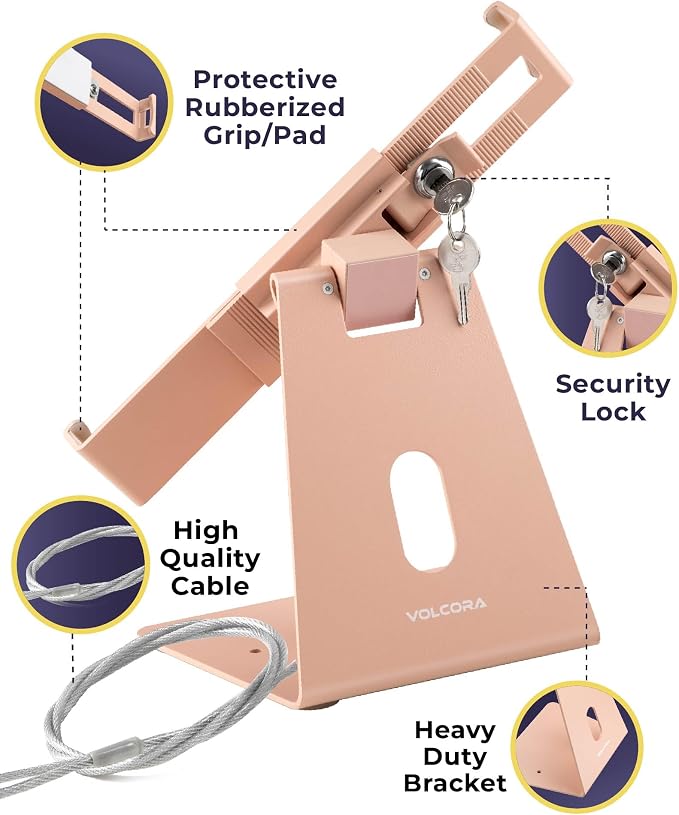 Volcora Anti-Theft Tablet Stand iPad Security Holder - Image 4