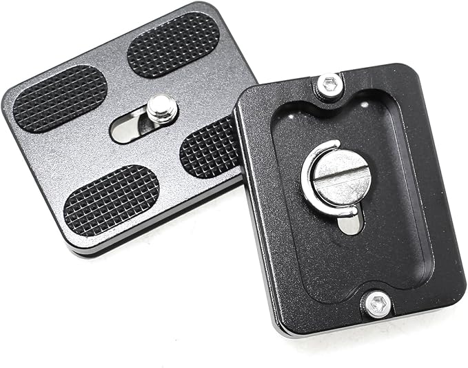 Maxmoral 2PCS 38x50mm Black Universal Metal Quick Release Plate by Maxmoral