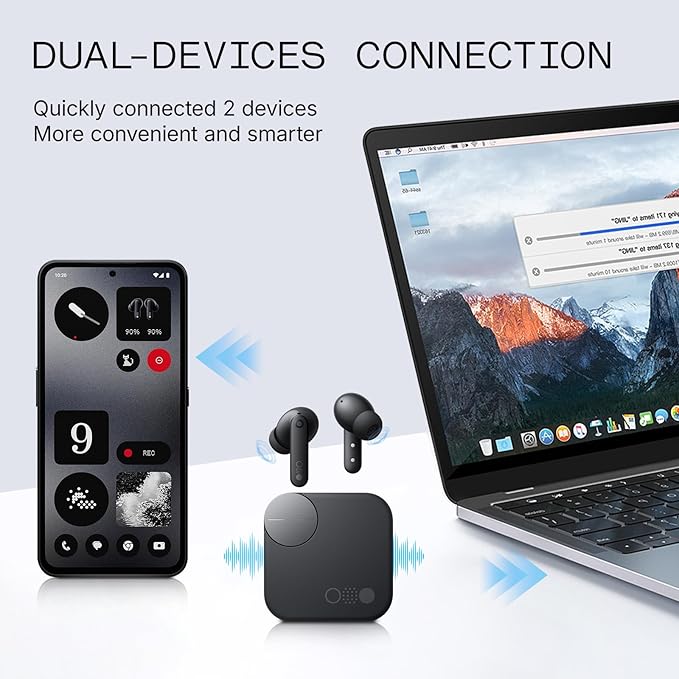 CMF Buds Pro 2 Hybrid 50db Noise Cancelling Earbuds, Hi-Res Audio - Image 3