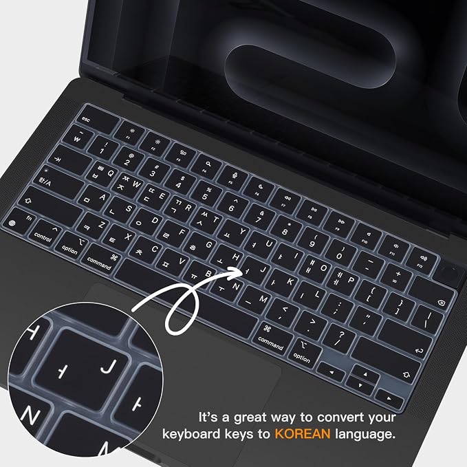 Korean Silicone Keyboard Cover Skin - Image 2