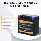 Weize AUX14 AGM Auxiliary Battery, 36 Months Warranty, BCI Group 400 Battery - Image 5