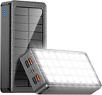 Solar Charger Power Bank 66800mAh Portable Charger by AEECESTORE