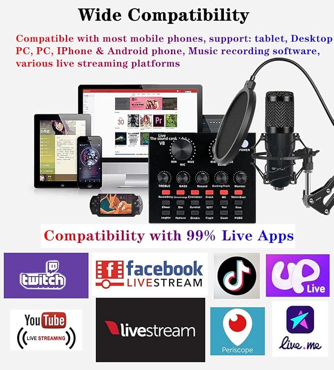 Podcast Equipment Bundle, BM-800 Condenser - Image 6