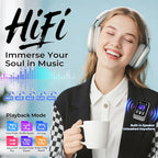 64GB Clip on MP3 Player with Bluetooth 5.3, Built-in Speaker, FM Radio - Image 5