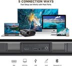 Sound Bar Speakers Bluetooth Wireless, TV Speakers Sound Bar Subwoofer - Image 2