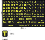 English Keyboard Stickers Full Size Universal PC Computer Laptop Desktop - Image 2