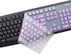 Silicone Keyboard Cover for Logitech K120 & MK120 Ergonomic Desktop USB Wired - Image 4