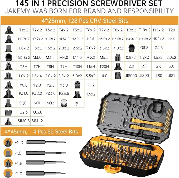 145-in-1 Precision Screwdriver Set Professional Mobile Phone and Computer - Image 2