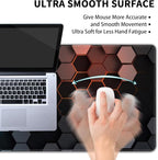Hexagon Honeycomb Large Mouse Pad, Gaming Keyboard Desk Pad, Extended Mouse Mat - Image 5
