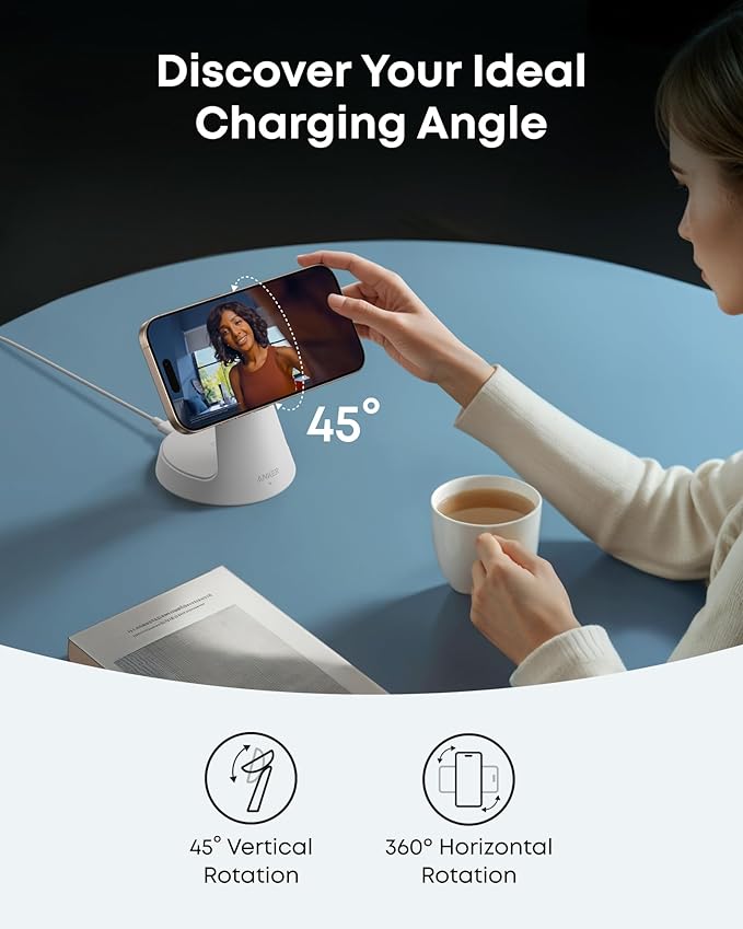 Anker MagSafe Charger Compatible, MagGo 3-in-1 Charging Station, Nano Charging - Image 6