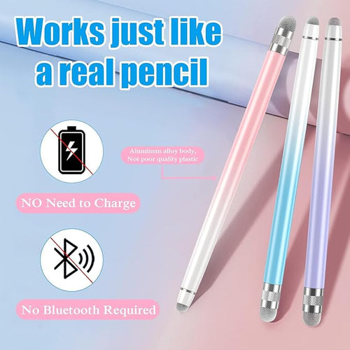 3PCS Stylus Pens for Touch Screens, Stylus Pen for iPhone/iPad/Tablet - Image 2