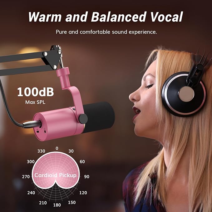 TONOR Dynamic Microphone, XLR/USB Microphone - Image 2