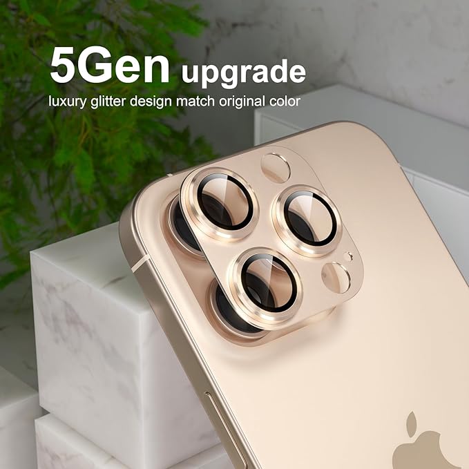 Choiche Compatible for iPhone 16 Pro/iPhone 16 Pro Max Camera Lens Protector - Image 7